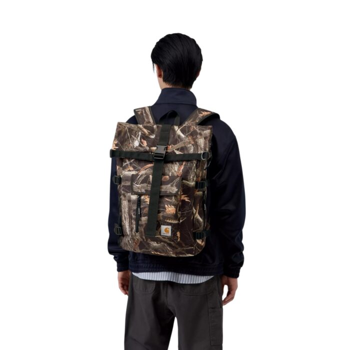 CARHARTT WIP PHILIS BACKPACK CAMO FEATHER TREE BLACK - Εικόνα 5