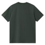 CARHARTT WIP SCRIPT T-SHIRT DARK SCARAB PALISANDER - Εικόνα 2