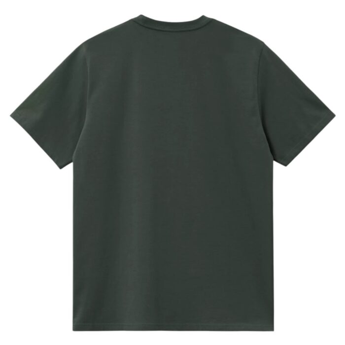 CARHARTT WIP SCRIPT T-SHIRT DARK SCARAB PALISANDER - Εικόνα 2