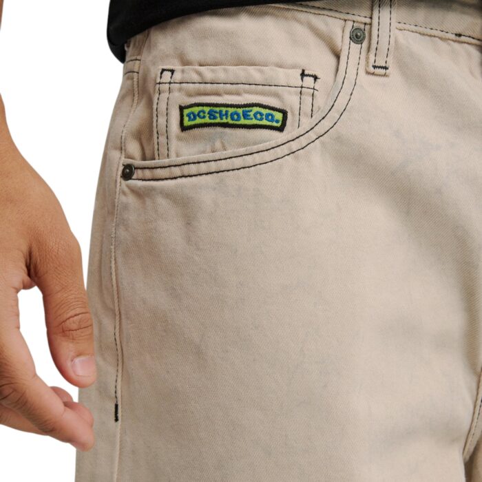 DC BAGGY DENIM PANT MARBLE BEIGE - Εικόνα 4