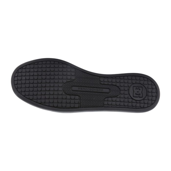 DC COURT GRAFFIK SHOES BLACK WHITE STENCIL - Image 5