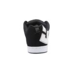 DC COURT GRAFFIK SHOES BLACK WHITE STENCIL - Image 6