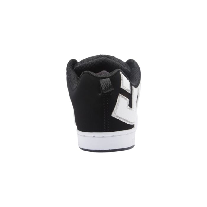 DC COURT GRAFFIK SHOES BLACK WHITE STENCIL - Image 6