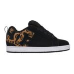 DC COURT GRAFFIK SHOES CHEETAH BLACK