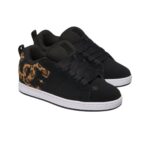 DC COURT GRAFFIK SHOES CHEETAH BLACK - Image 2