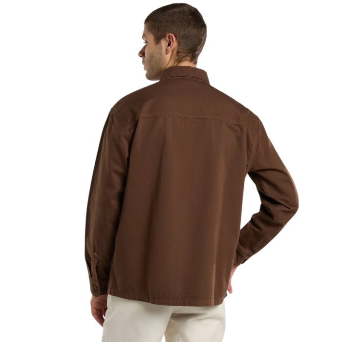 DICKIES 247 GARMENT DYED WORK SHIRT TIMBER BROWN - Image 2