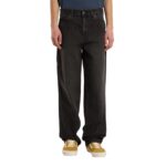 DICKIES 958 BAGGY TAPERED WORK JEAN BLACK WASH FADED