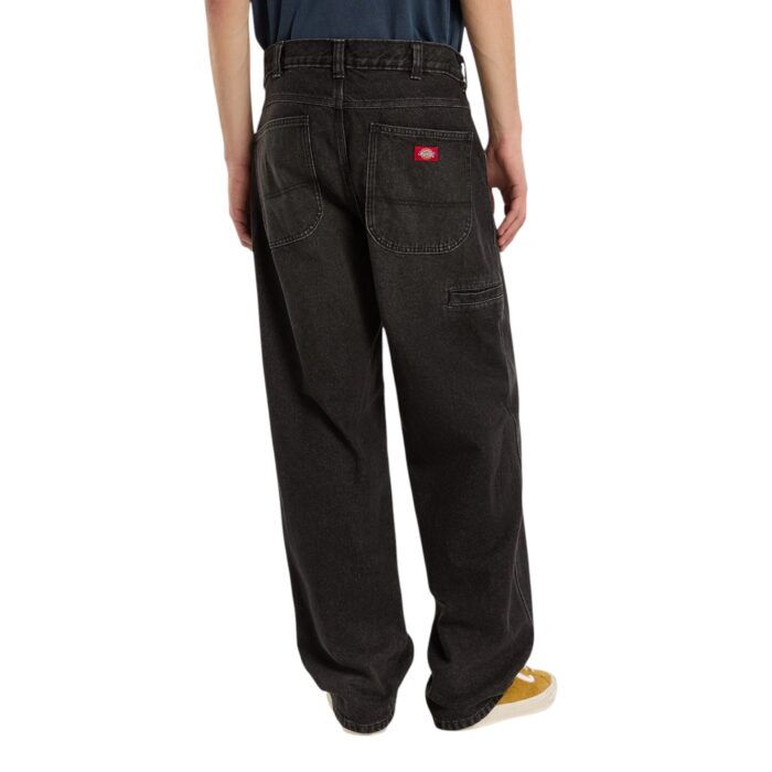 DICKIES 958 BAGGY TAPERED WORK JEAN BLACK WASH FADED - Εικόνα 2
