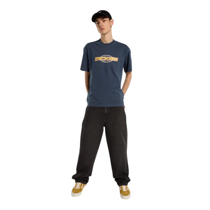 DICKIES 958 BAGGY TAPERED WORK JEAN BLACK WASH FADED - Εικόνα 6