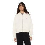 DICKIES OAKPORT WOMEN ZIP HOODIE ECRU