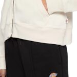 DICKIES OAKPORT WOMEN ZIP HOODIE ECRU - Image 6