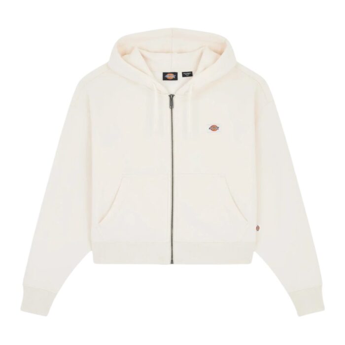 DICKIES OAKPORT WOMEN ZIP HOODIE ECRU - Image 8