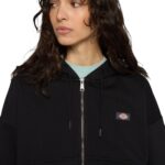 DICKIES OAKPORT WOMEN ZIP HOODIE WOMEN BLACK - Image 3