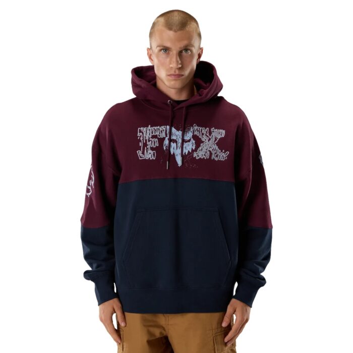 FOX ABYSS HOODIE DARK MAROON - Image 3