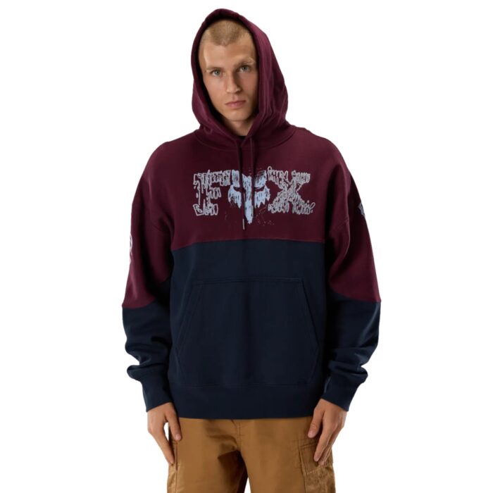 FOX ABYSS HOODIE DARK MAROON - Image 5