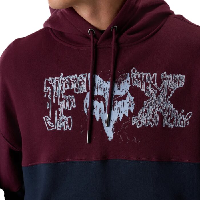FOX ABYSS HOODIE DARK MAROON - Image 6