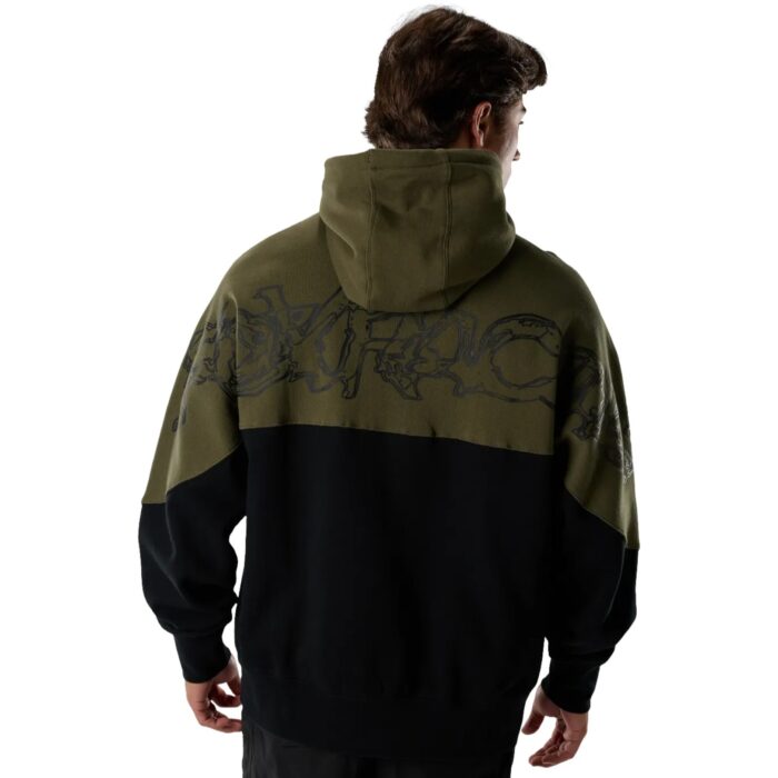 FOX ABYSS HOODIE OLIVE GREEN - Image 4