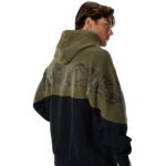 FOX ABYSS HOODIE OLIVE GREEN - Image 5