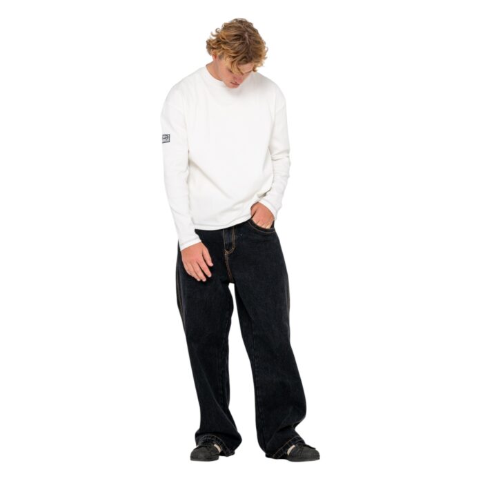 RUSTY BIG FOOT BAGGY JEAN BLACK OUT - Εικόνα 5
