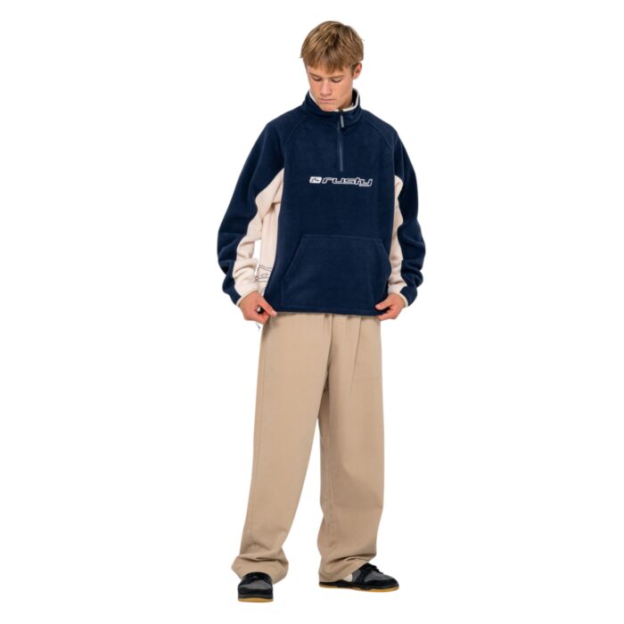 RUSTY BLIZZARD QUARTER ZIP POLAR FLEECE NAVY BLUE - Εικόνα 5