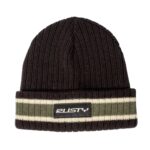 RUSTY BONES REVERSIBLE BEANIE BLACK