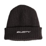 RUSTY BONES REVERSIBLE BEANIE BLACK - Image 2