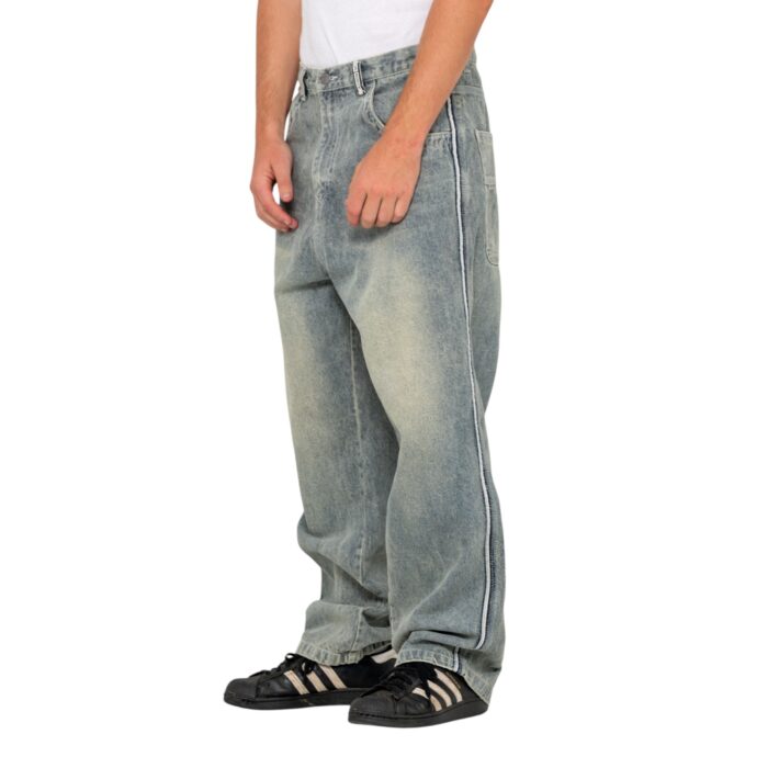 RUSTY FLIP DADDY 2.0 JEAN DIRTY DAWG GREY - Εικόνα 3
