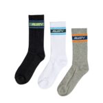 RUSTY PIT CREW MID CALF 3PK SOCKS MULTI