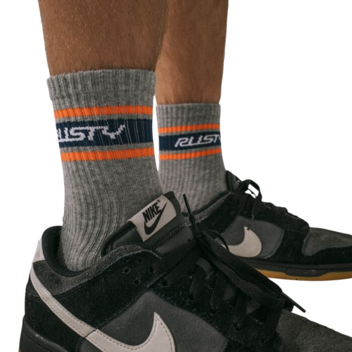 RUSTY PIT CREW MID CALF 3PK SOCKS MULTI - Image 3