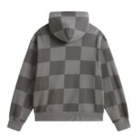 VANS STRETCH LOGO CHECKERBOARD HOODIE PEWTER - Εικόνα 6