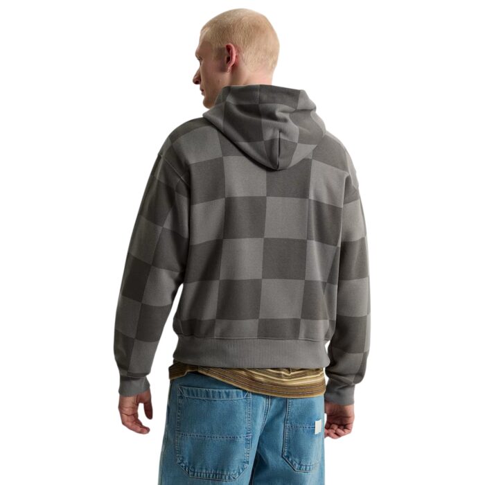 VANS STRETCH LOGO CHECKERBOARD HOODIE PEWTER - Εικόνα 2