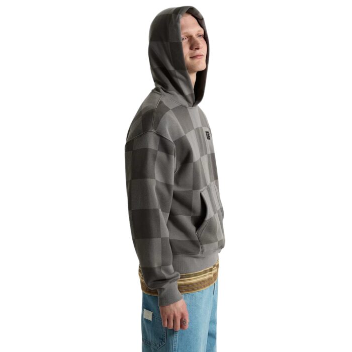 VANS STRETCH LOGO CHECKERBOARD HOODIE PEWTER - Εικόνα 3