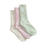 VANS CLASSIC CREW 3 PACK SOCKS MARSHMALLOW - Image 2