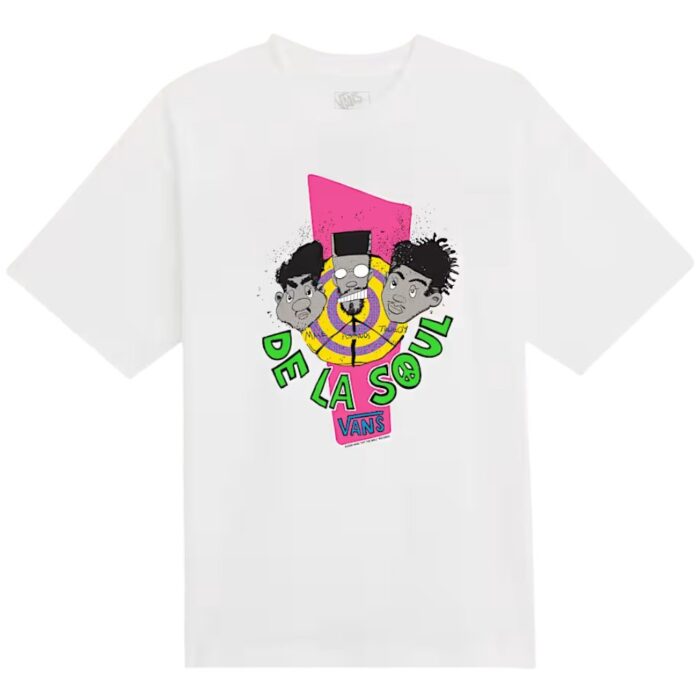 VANS DE LA SOUL PLUGS T-SHIRT WHITE - Εικόνα 3