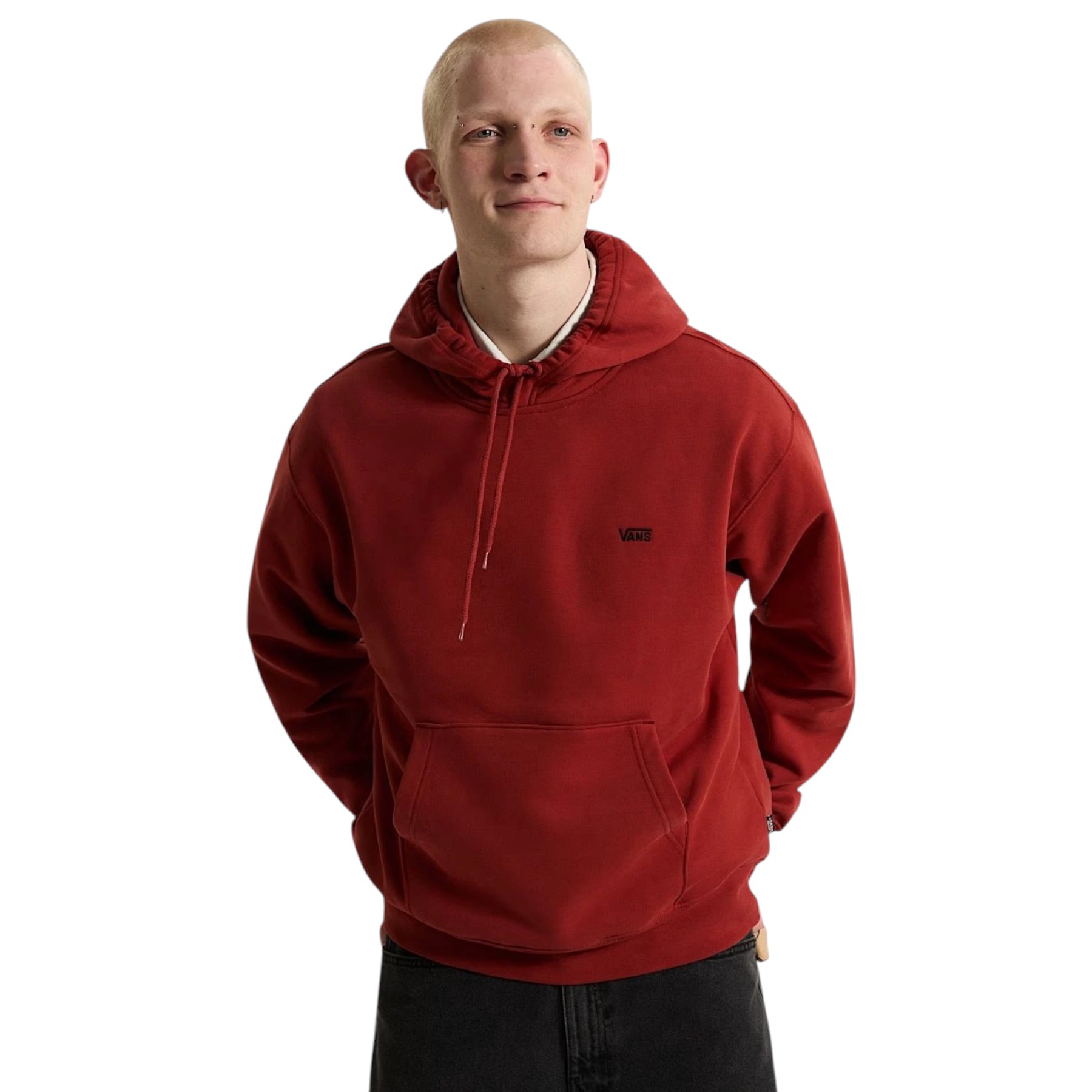 VANS LEFT CHEST II HOODIE POPPY EMBER VN0010G8H891 M L 80E (2)-Photoroom VANS LEFT CHEST II HOODIE POPPY EMBER - Εικόνα 1
