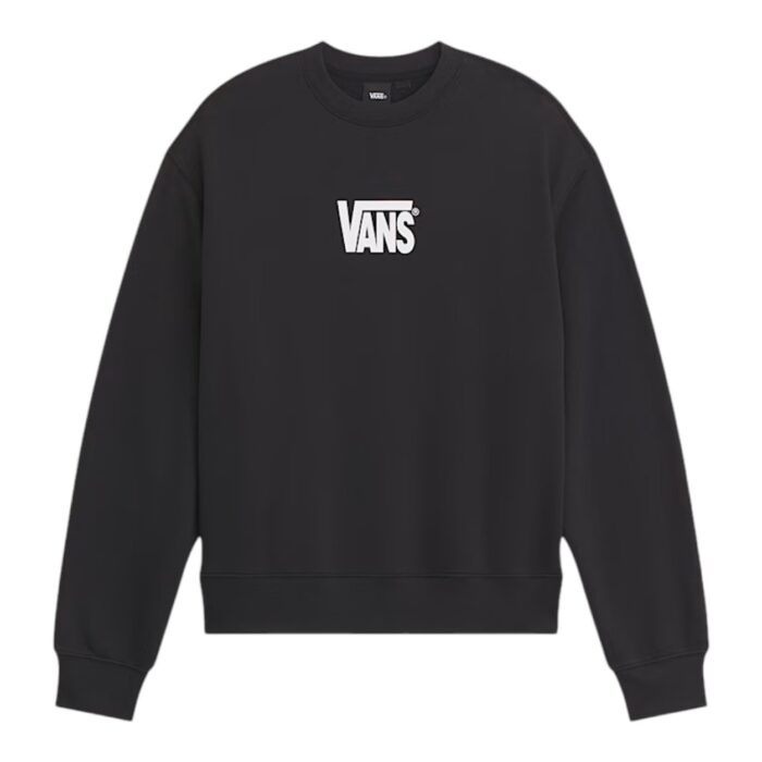 VANS STRETCH LOGO CREW SWEATSHIRT BLACK - Εικόνα 3