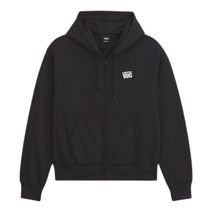 VANS STRETCH LOGO FULL ZIP HOODIE BLACK - Εικόνα 3