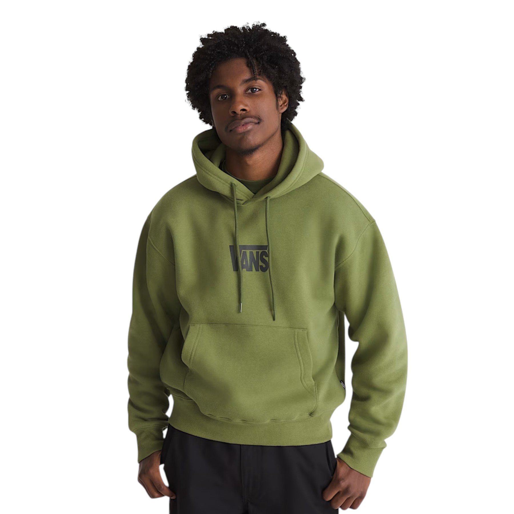 VANS STRETCH LOGO HOODIE GREEN BALSAM VN00105NGRK M L 70E (1)-Photoroom VANS STRETCH LOGO HOODIE GREEN BALSAM - Εικόνα 1