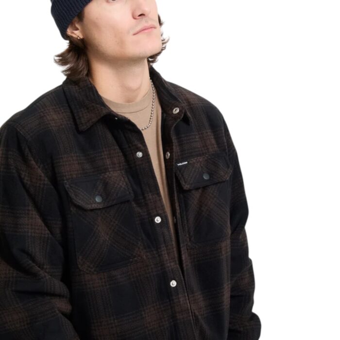 VOLCOM BOWERED II FLEECE SHIRT CACAO - Image 6