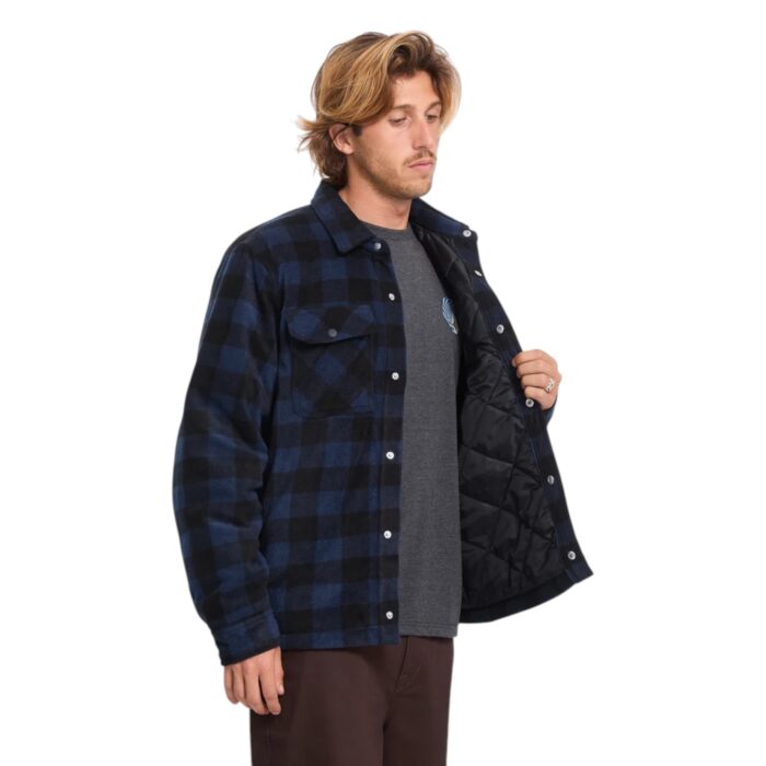 VOLCOM BOWERED II FLEECE SHIRT MARINE - Image 4