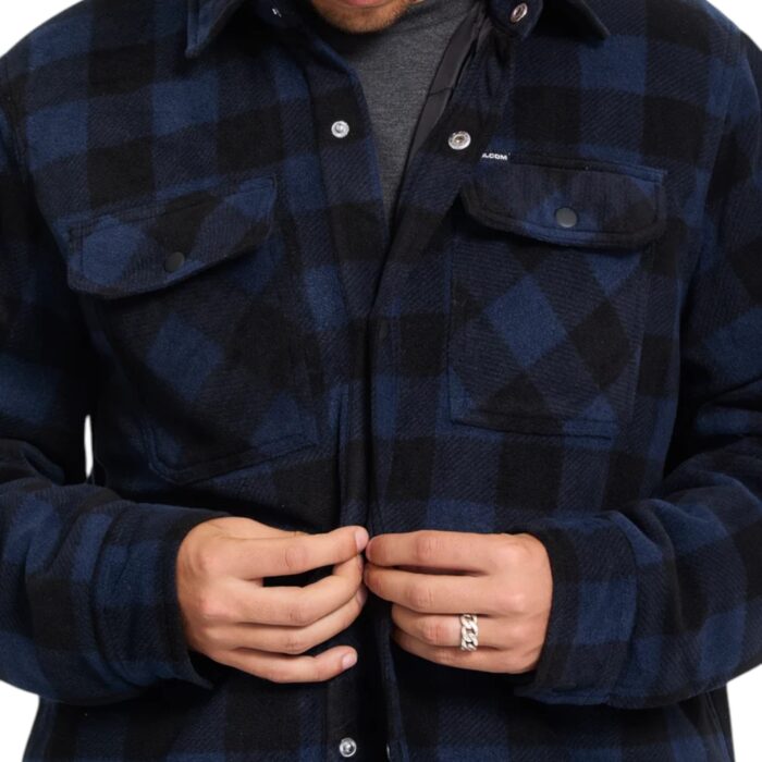 VOLCOM BOWERED II FLEECE SHIRT MARINE - Image 5
