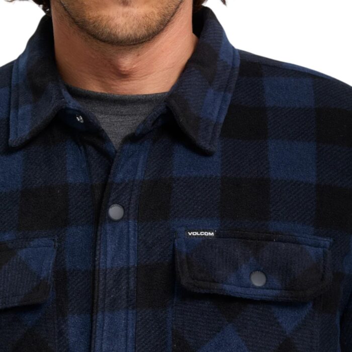 VOLCOM BOWERED II FLEECE SHIRT MARINE - Image 6
