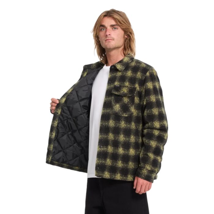VOLCOM BOWERED II FLEECE SHIRT MUSTARD - Image 3
