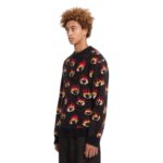 VOLCOM FA OZZY EYES SWEATER BLACK - Image 3