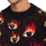 VOLCOM FA OZZY EYES SWEATER BLACK - Image 5