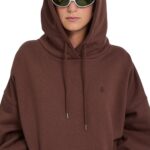 VOLCOM WOMEN STO N HOODIE TOBACCO BROWN - Image 4