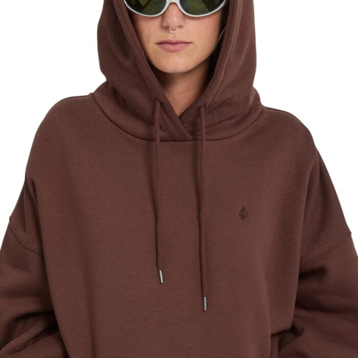 VOLCOM WOMEN STO N HOODIE TOBACCO BROWN - Image 4