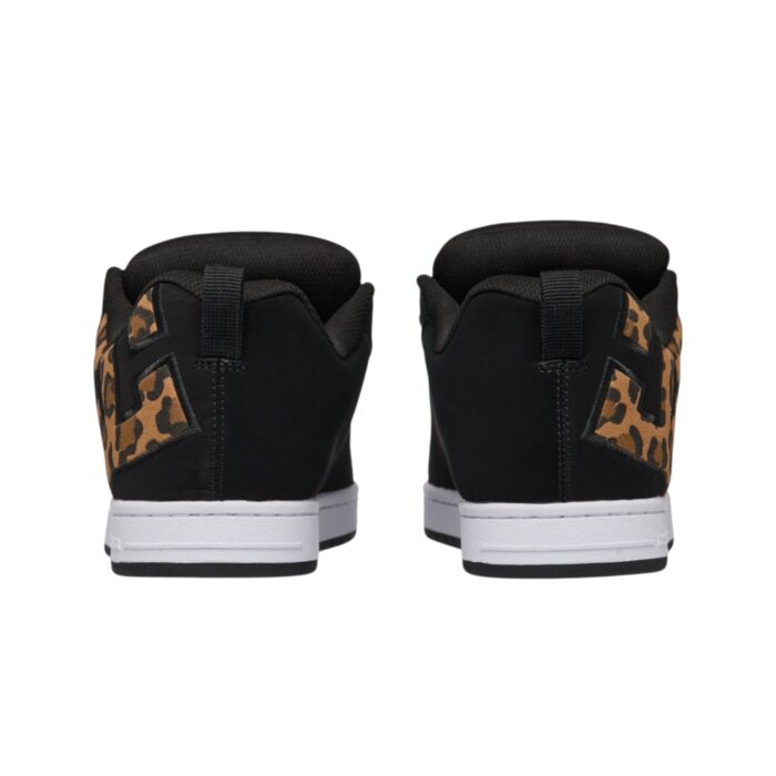 DC COURT GRAFFIK SHOES CHEETAH BLACK - Image 6