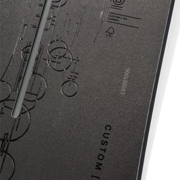 BURTON CUSTOM X CAMBER SNOWBOARD ETCHED 156 - Image 4