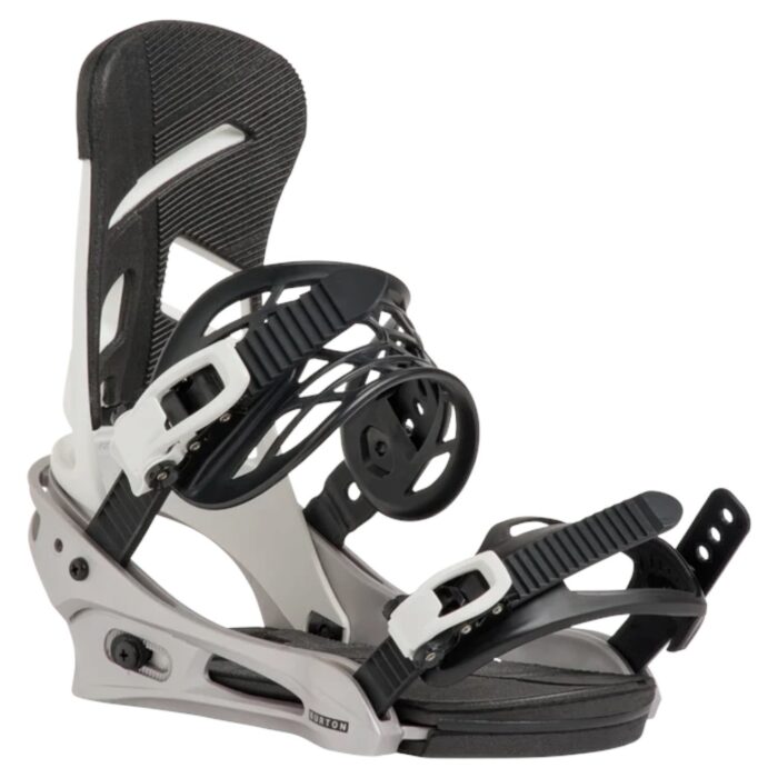 BURTON MISSION RE FLEX SNOWBOARD BINDINGS WHITE SILVER - Εικόνα 2